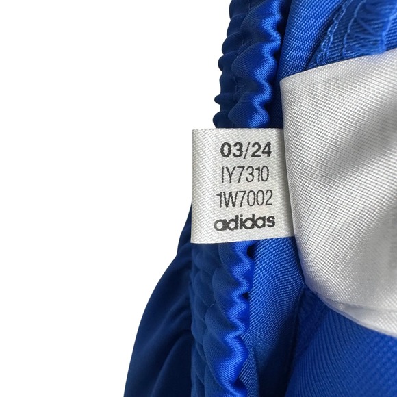 Adidas Originals Satin Blue Sz14 Super Wide Leg Oversized Track Pants IY7310 - Picture 7 of 9